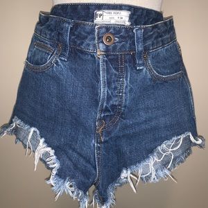Free People Denim Shorts